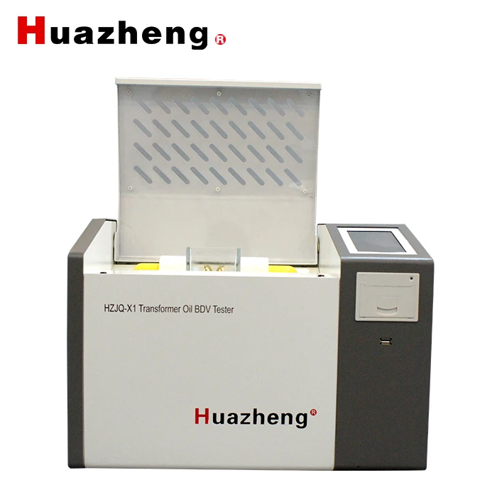 Huazheng Electric transformer oil breakdown voltage analysis equipment oil dielectric strength tester oil bdv test kit 80 kv