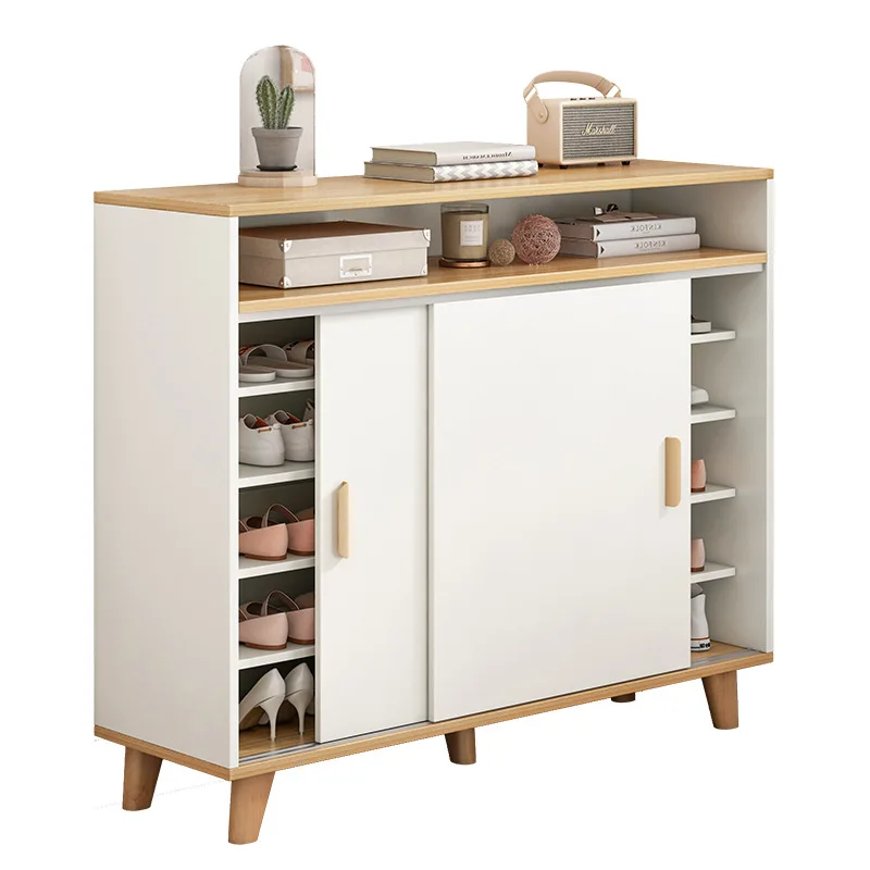 

Shoe cabinet, simple storage shoe rack at the entrance of the home