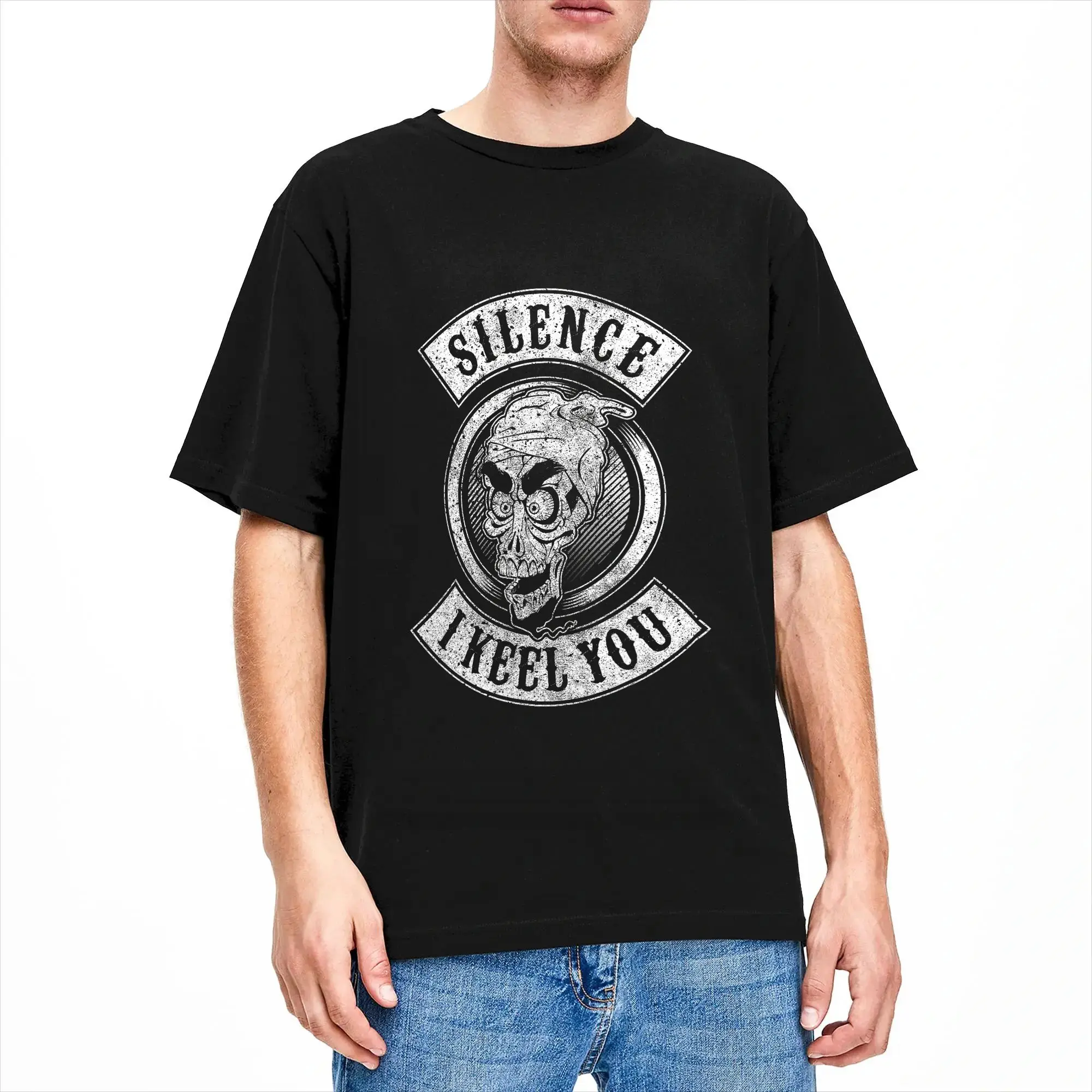 Jeff Dunham Sons of Achmed - Silence I Keel You T Shirt Beach Cotton T Shirts For Men Casual Tee Shirt Short-Sleeve Vintage Tops