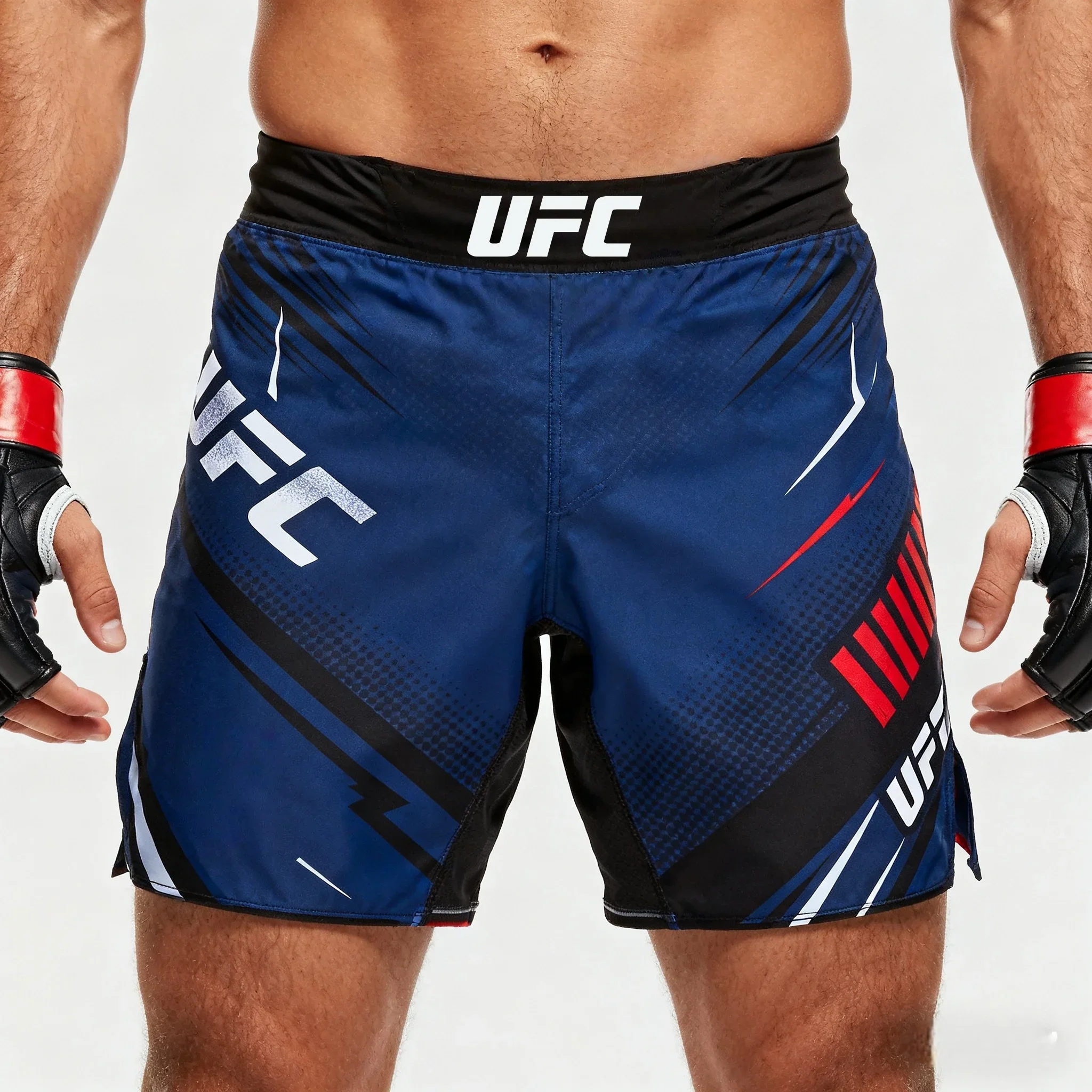 

Лето 2025 г., мужские тяжелые боевые тренировочные шорты UFC MMA для мужчин и женщин — дышащие быстросохнущие спортивные брюки