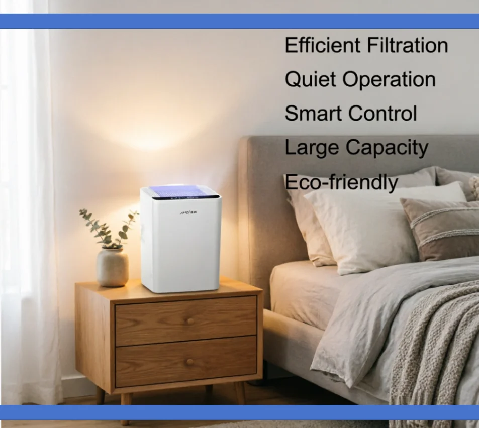 220V Silent Household Dehumidifier, Efficient Moisture Remover Anti-mold Dryer for Indoor Use LYH