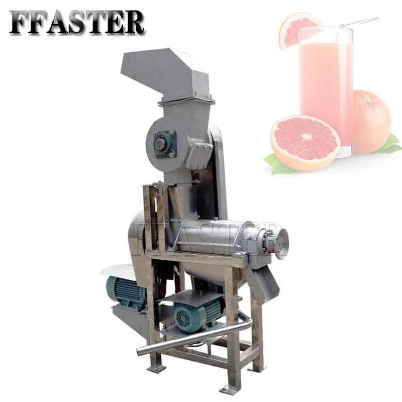 High Efficient Commercial Fruit Vegetable Spiral Crushing Juice Extractor  Industrial Orange Juicer Making Machine