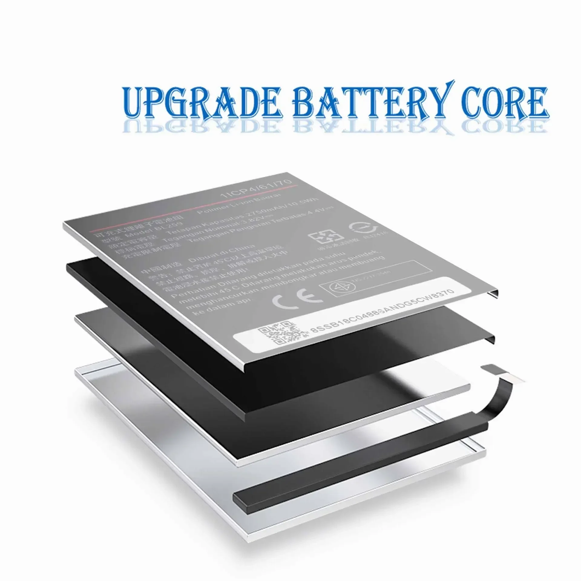BL259 High Quality Replacement Battery For Lenovo Vibe K5 A6020a40 Lemon 3 Vibe K5 Plus BL-259 Mobile Phone Batteries image 6