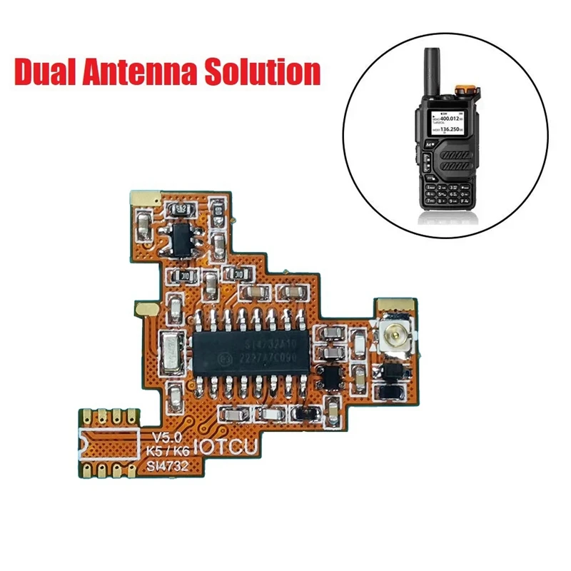 SI4732 V5.0 FPC Modificatie Module + Donut Antenne Voor Quansheng K5 K6 Kortegolf Volledige Band/Enkele Zijband ontvangst