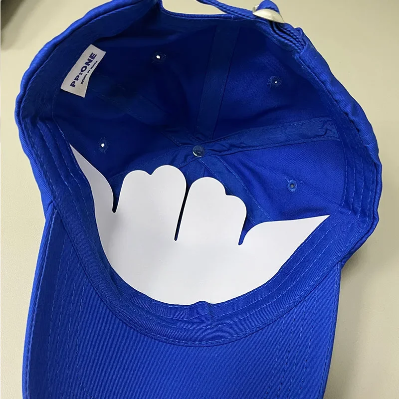 Women\'s Anchovy Embroidery Baseball Cap Korean Ins Royal Blue Baseball Cap Summer Sun Protection Sport Hat Beach Accessories