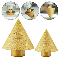 1 pz M10 punte smussate diamantate 38mm/50mm cono intagliare lucidatura mola per piastrelle in gres porcellanato taglio taglierina