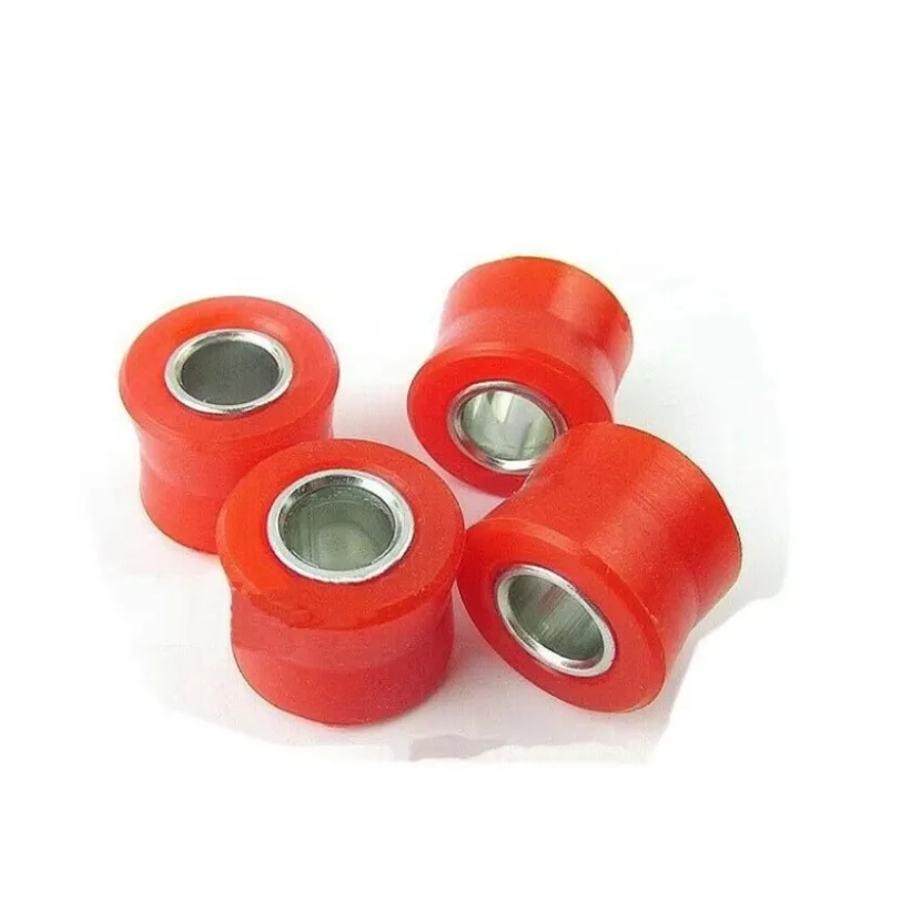 Motorcycle Bike Rear 10MM shock absorber Bush High Quality Red Rubber Ring 4x