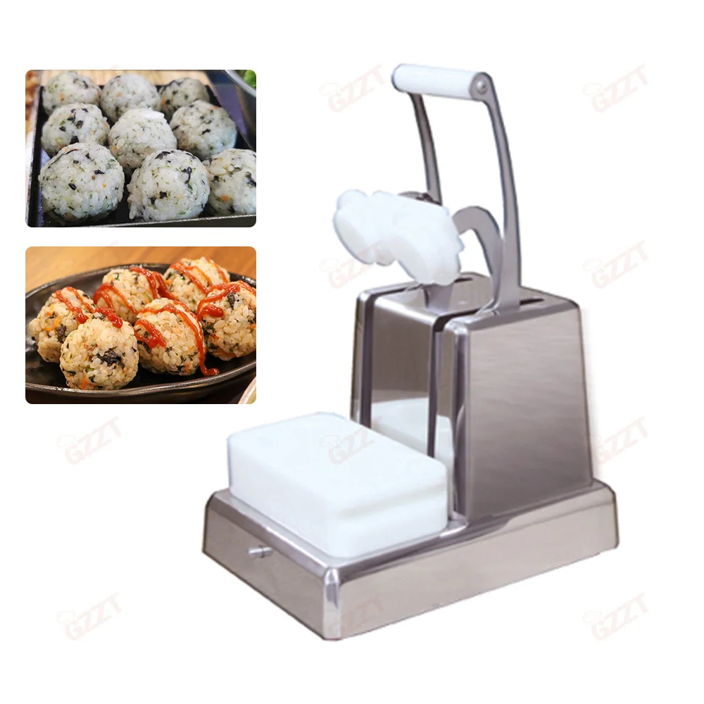 Easy Operation Onigiri Maker Rice Ball Manual Press Triangular Rice Maquina Semi Automatic Onigiri Sushi Rice Shaping Machine