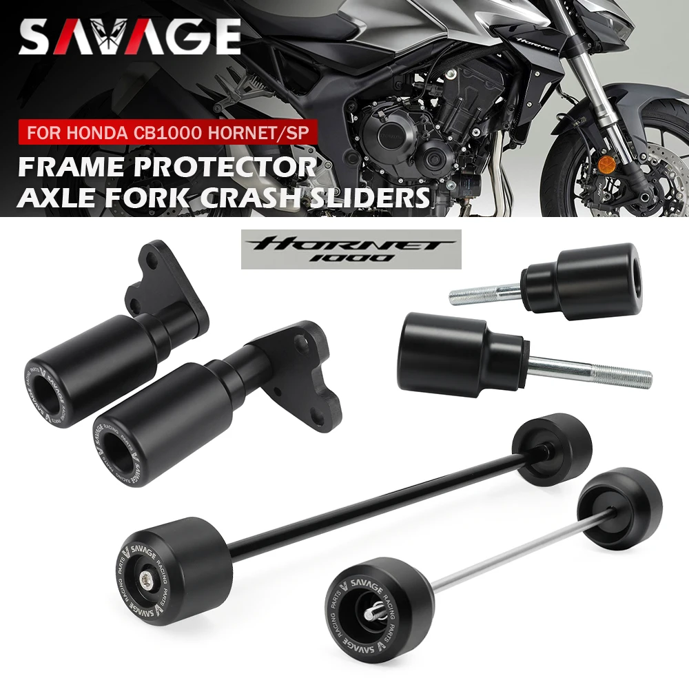 

2025 CB1000 Hornet/SP переднее и заднее колесо, вилка, слайдер оси, рама, слайдер для HONDA CB 1000 2024, защита двигателя маятника