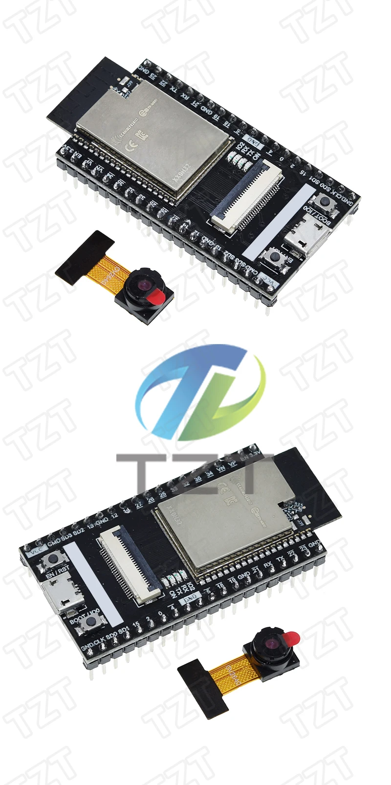 TZT ESP32 Board mit Kamera ESP-32 CAM Kameramodul WiFi-Bluetooth-Modul für Arduino OV3660 – Detail 3