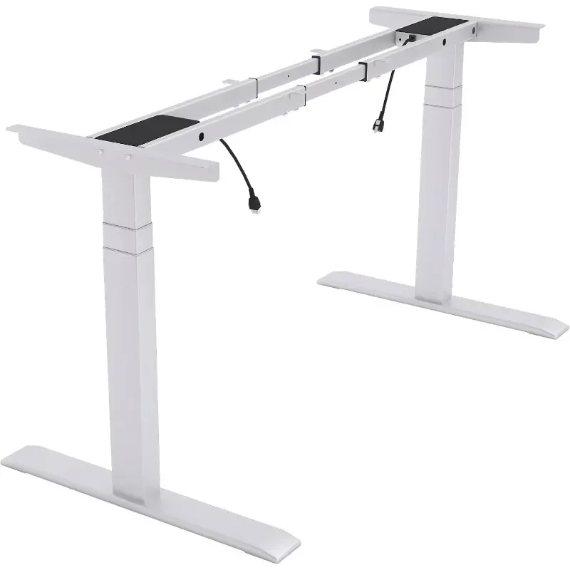 Dual Motor Electric Adjustable Standing Desk Frame Heavy Duty 300lb Load Capacity