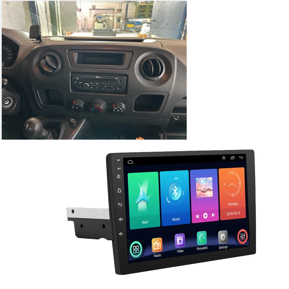 Android car radio with GPS Navigation for Vauxhall Opel Movano B Kasten Kipper X62 Pritsche /Fahrgestell 2010/11-2023/12 1887094