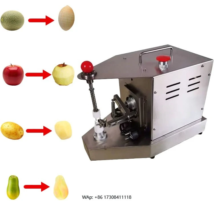

Fully automatic multi-functional fruit and vegetable processing machine, stainless steel fruit and vegetable peeler for small bu
