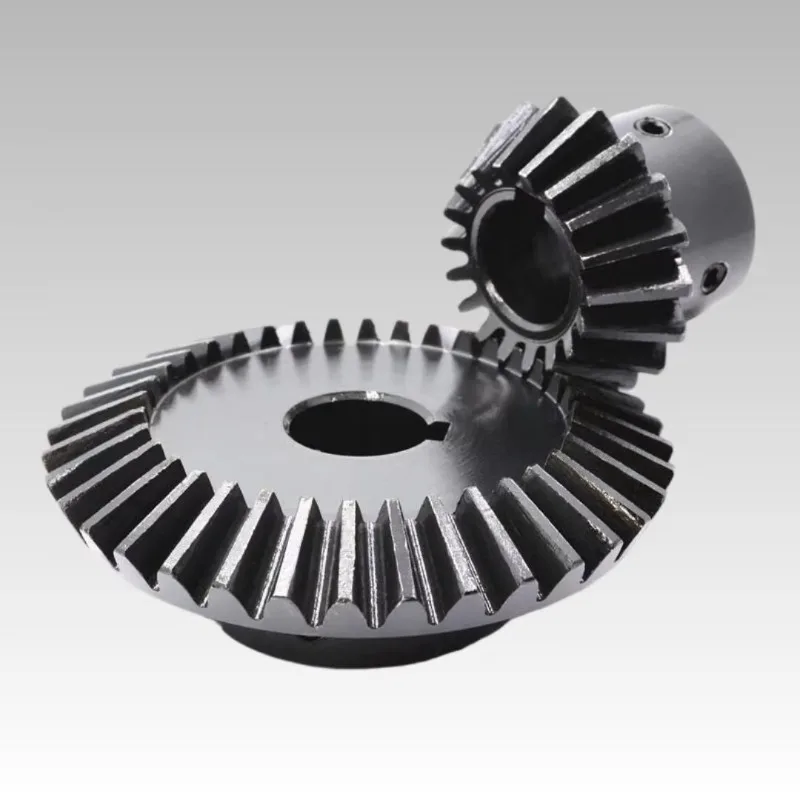 ISO Standard High Precision Straight Bevel Gear, Custom Heavy Duty Mining Transmission Gear, High Hardness High Torque Industria