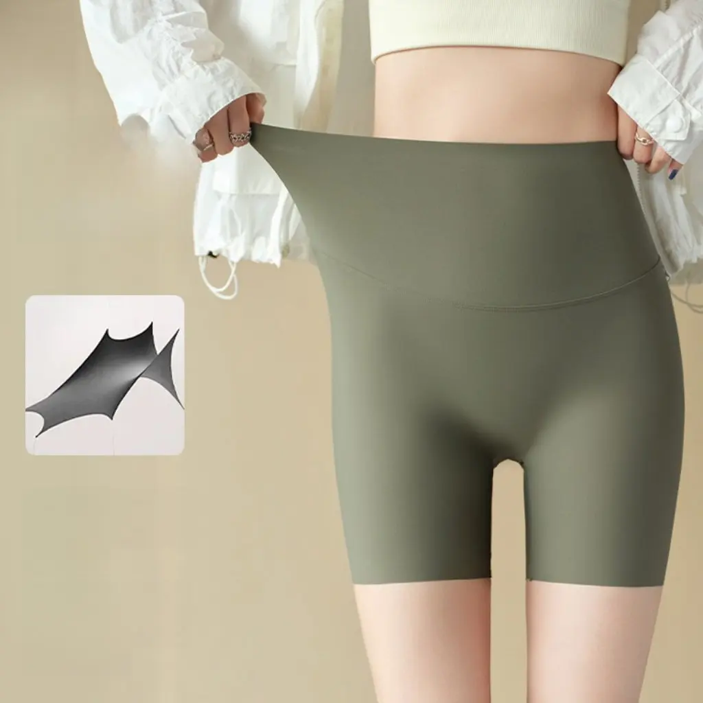 Zomer hoge taille haaienbroek voor dames buiten yoga rijden buikdicht heupheffen veiligheid dunne bovenkleding