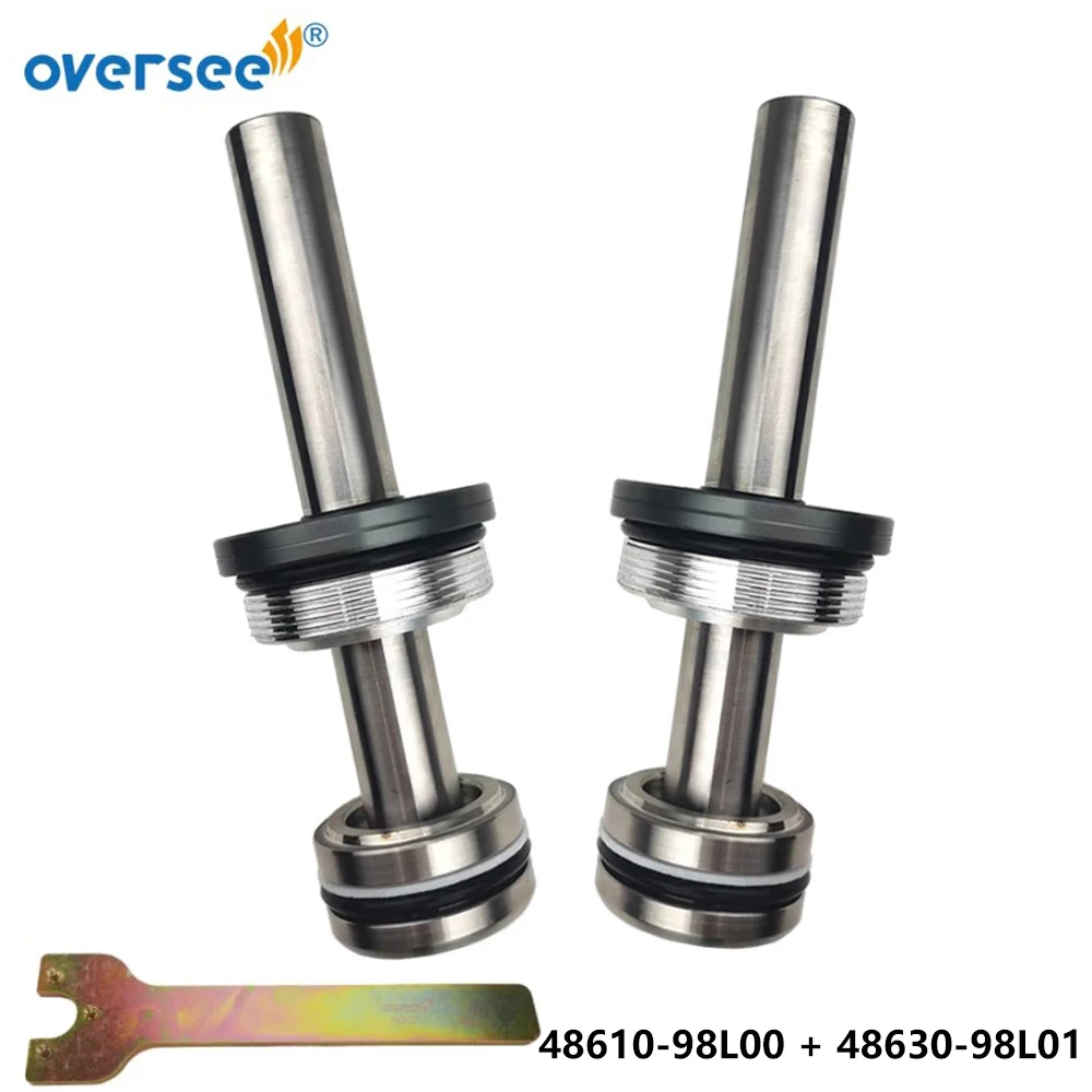 48610-98L00 Piston Ram With Screw 48630-98L01 For Suzuki Outboard Motor 4 Stroke DF225 DF250 DF325 DF350