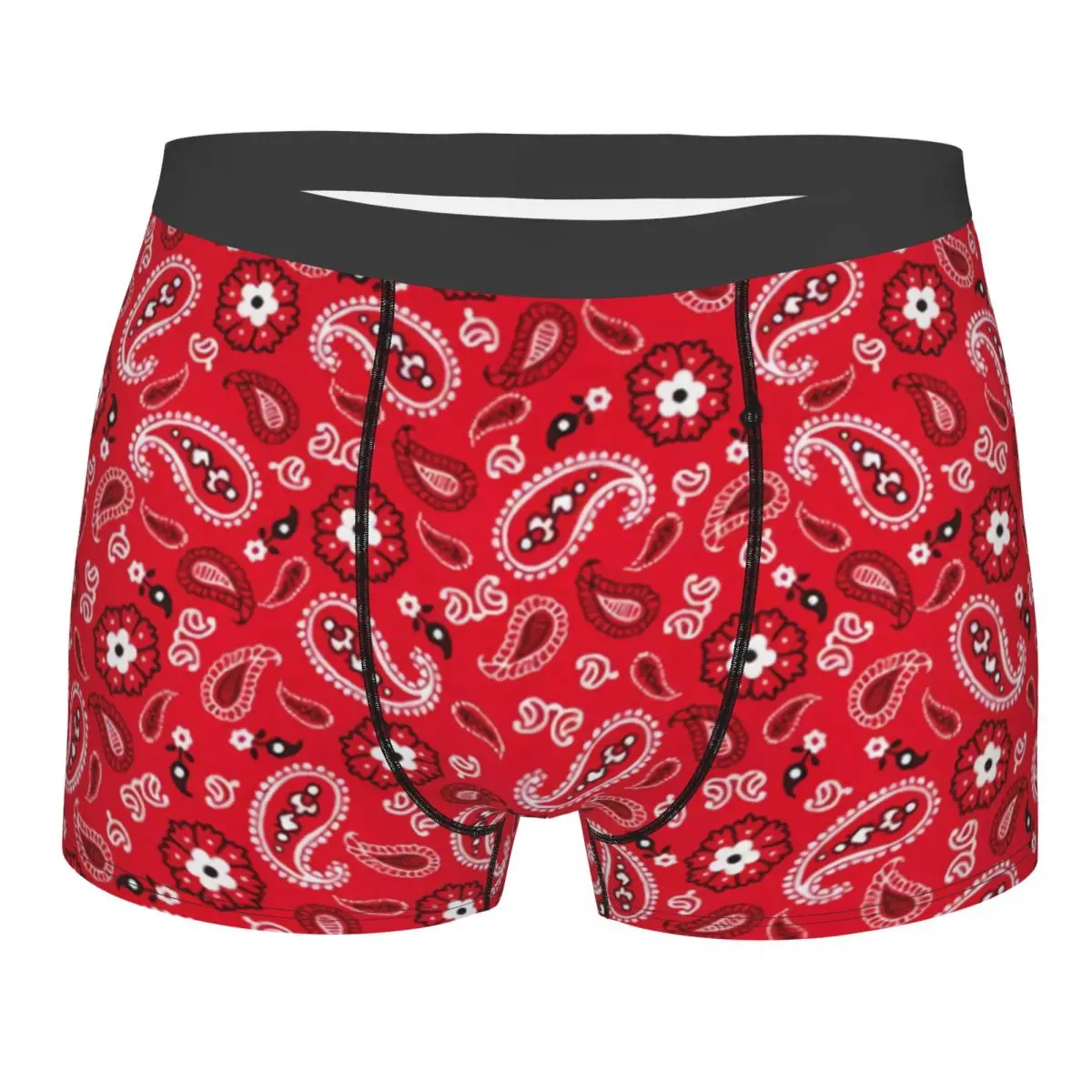 

Bohemian Style Bandana Paisley Boxer Shorts For Men 3D Print Male Underwear Panties Briefs Stretch Underpants