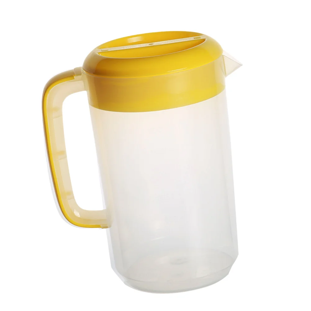 2500 Ml Kettle Water Jug Glass Pitcher Container Fridge with Lid Bottle Plastic Tap Transparent for