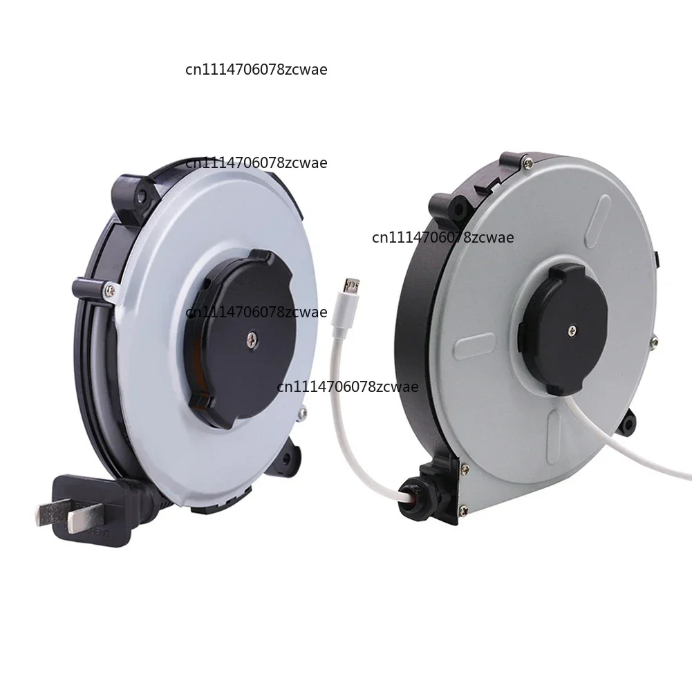 ZOCI-2 Core 0.75 Square 1.8m Extension Retractable Cord Reel Power Cord Retract For Camping And Other Outdoor Activities