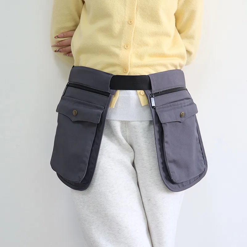 Large Capaci Outdoor Waist Bag Lightweight Zipper ket Cycling Waist Belt Detachable Multi-ket Apron for Hiking And Cl Outdoor