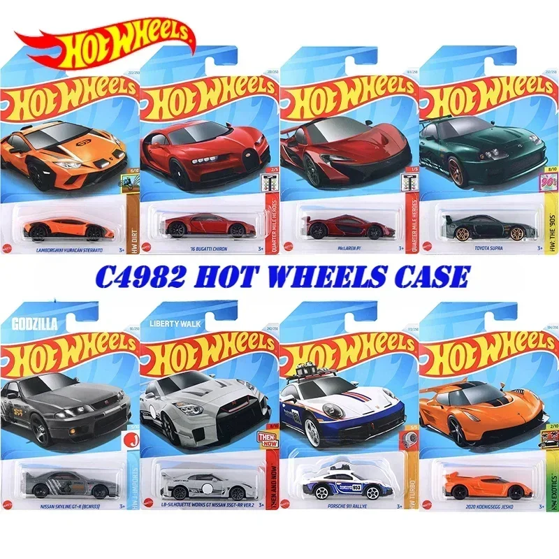 Original Hot Wheels Car Traffic Rail 1/64 Alloy Diecast Sports Voiture Simulation Audi Ford Motorcycle Children Boy Toys for Kid