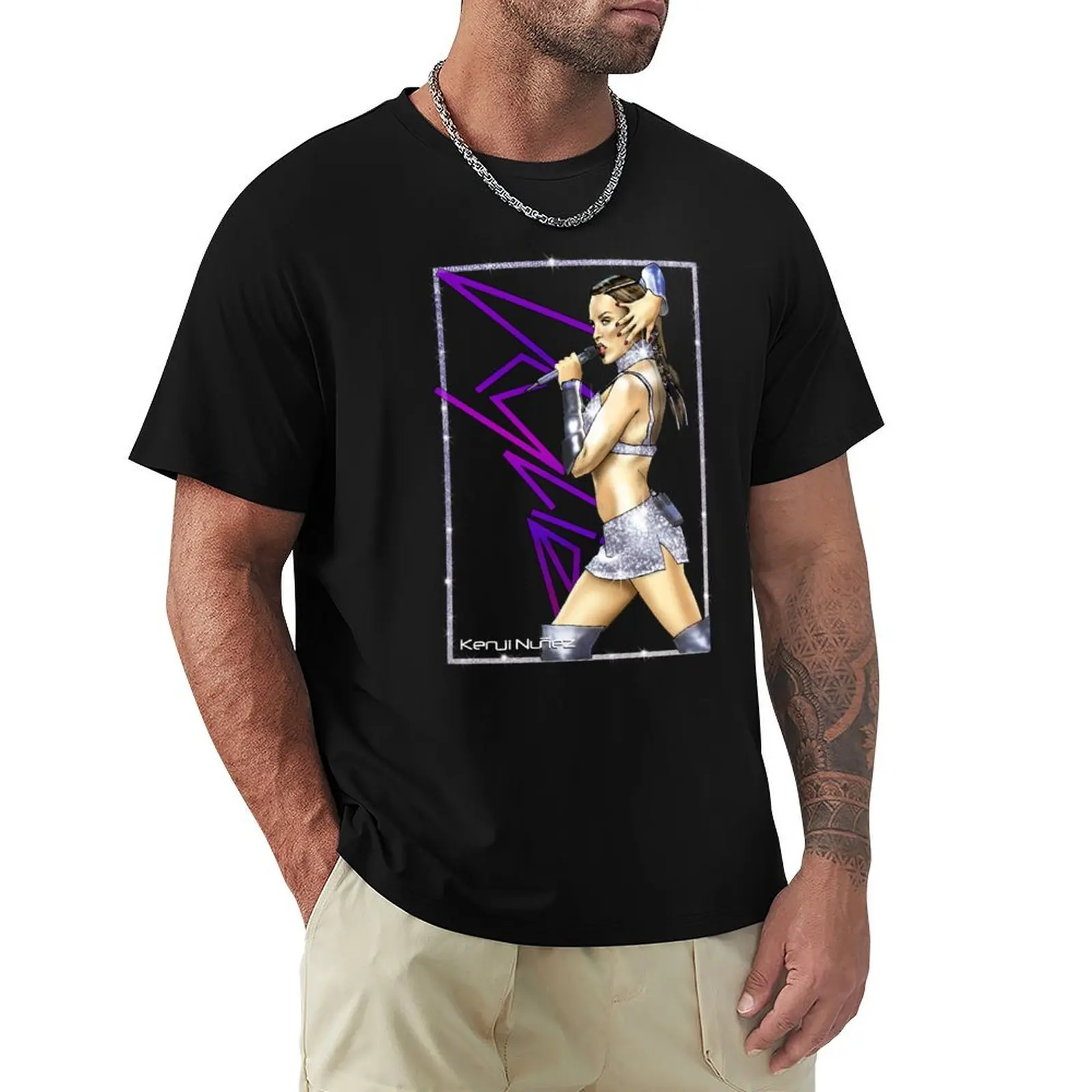 Kylie Minogue Silvanemesis T-Shirt Casual Graphic Print Tee