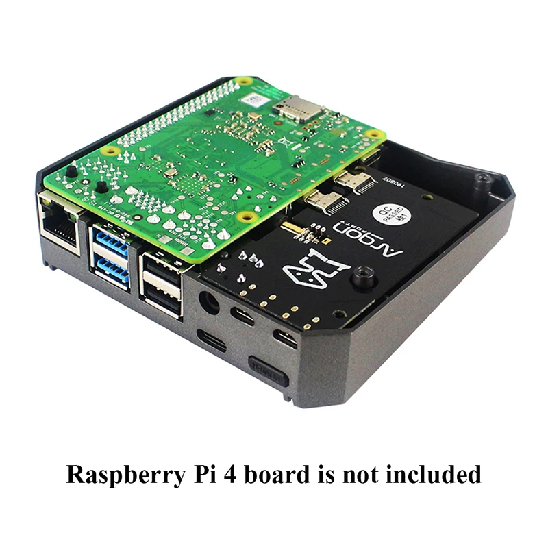 Imagem -05 - Raspberry pi Argon um Case v2 Shell de Alumínio com Botão de Energia Ventilador de Refrigeração Dissipador de Metal Enclosure 4b