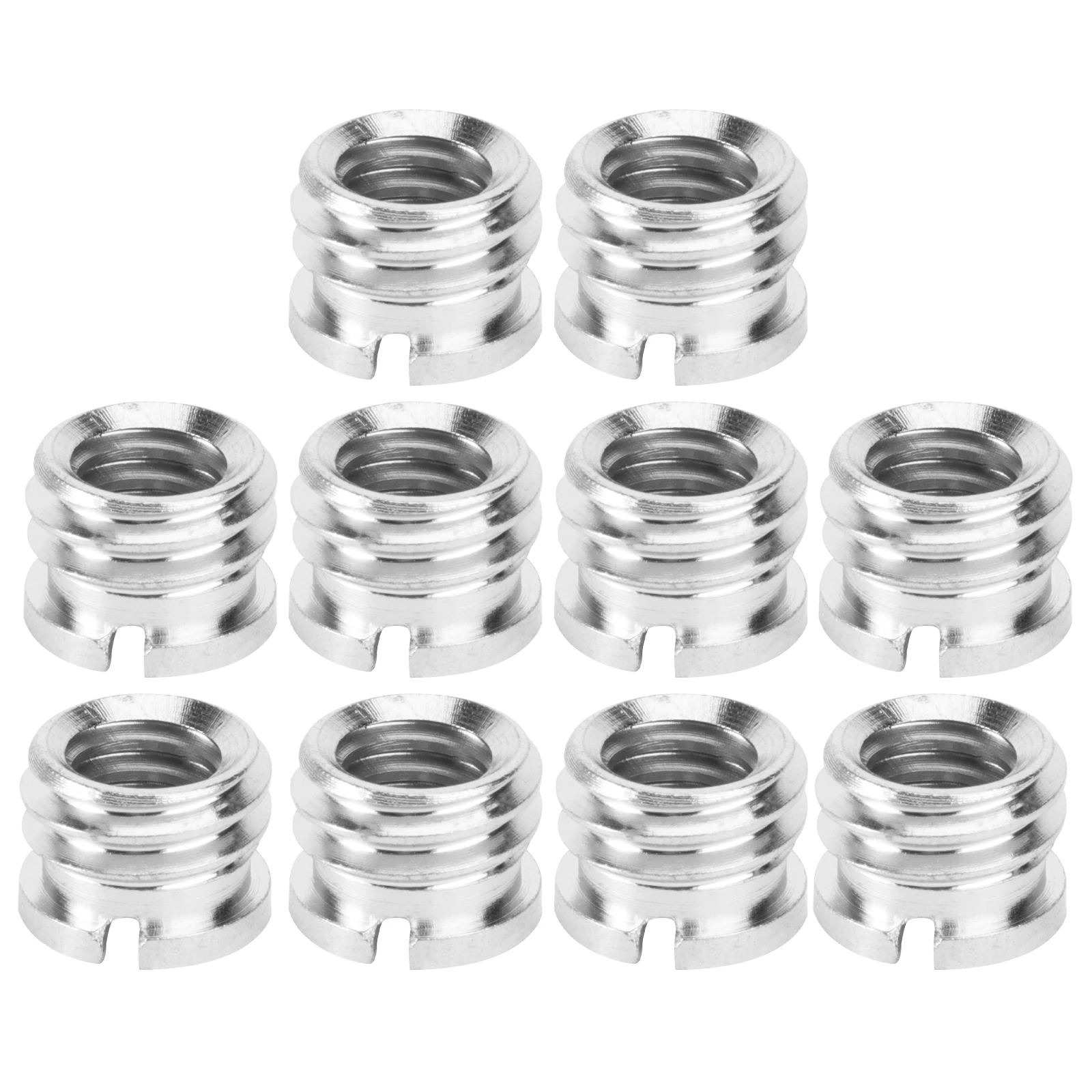 

10pcs Camera Tripod Thread Adapter 1/4 Convert Nut Screw Fitting Quick Release Plate DSLR Mount Photography Studio Equipment Set