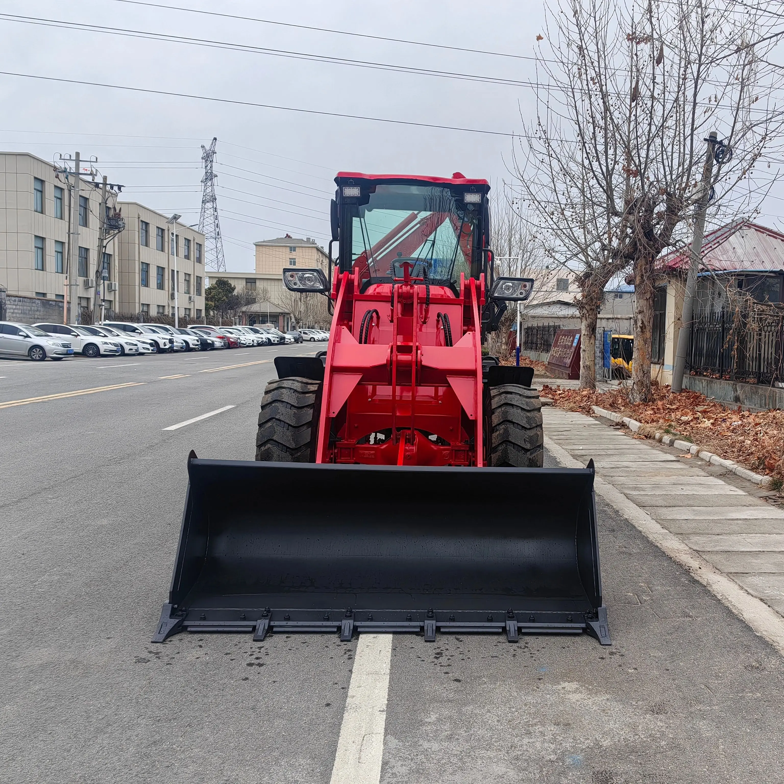 perfect for construction four in one bucket new backhoe loader chinese backhoe loader narrow body backhoe