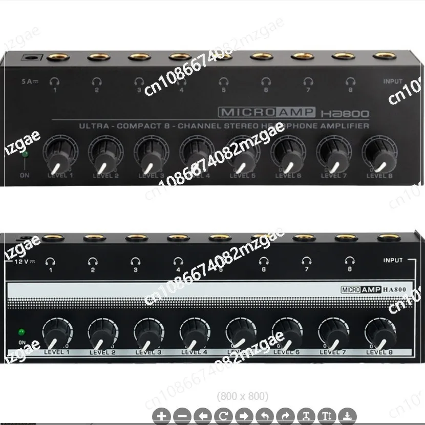 HA800 headphone amplifier 8-way headphone amplifier
