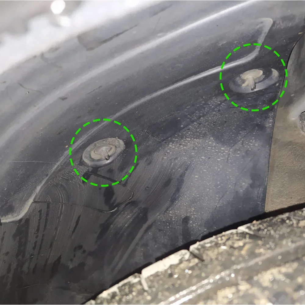 10PCS Wheel Arch Liner Splashguard Clip Bracket Nut Black For Hyundai Santa Fe 2006 2007 2008 2009 2010 2011 2012 2013  - 2018