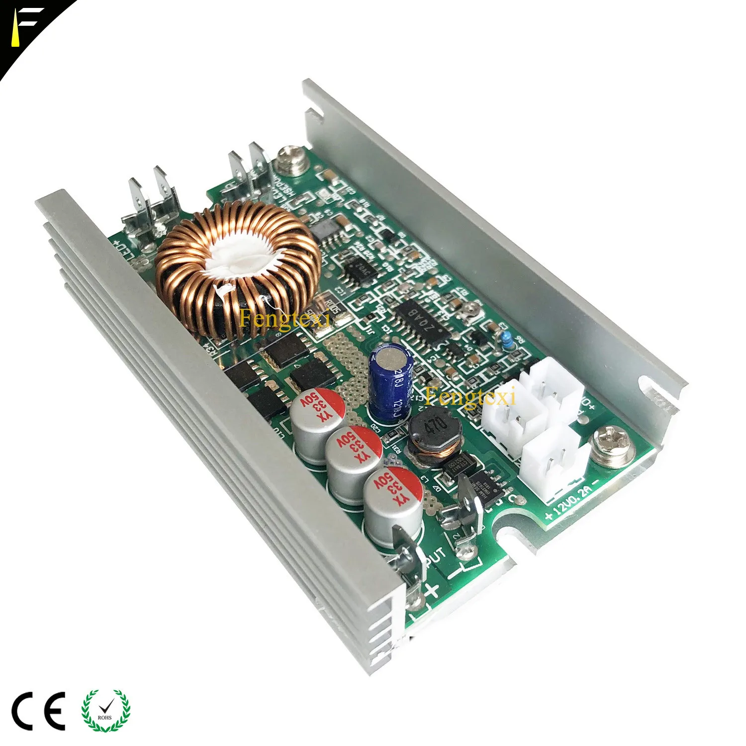 Luz de endoscopio/luz de cabezal móvil 120w150w200w entrada de controlador LED 24VDC salida 14-17VDC 8.5A/12A PWM Placa de accionamiento de corriente constante