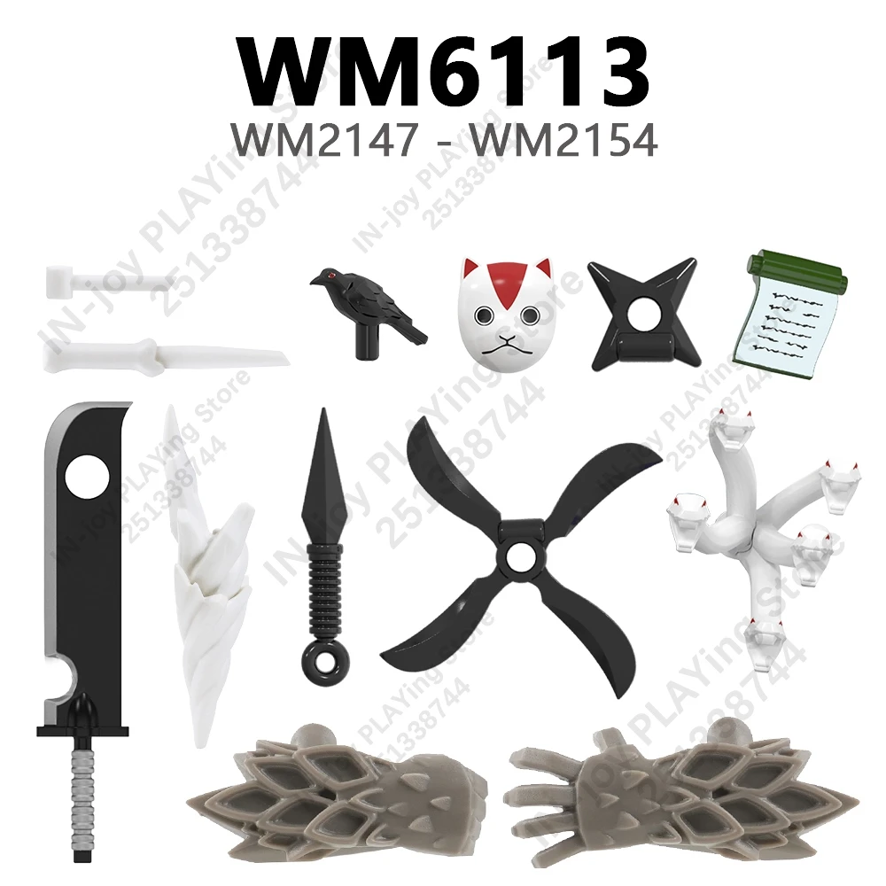 WM6113 Compatible Action Figures WM2147 WM2148 WM2149 WM2150 WM2151 WM2152 WM2153 WM2154 Parts Bricks WM Blocks Accessories Toys