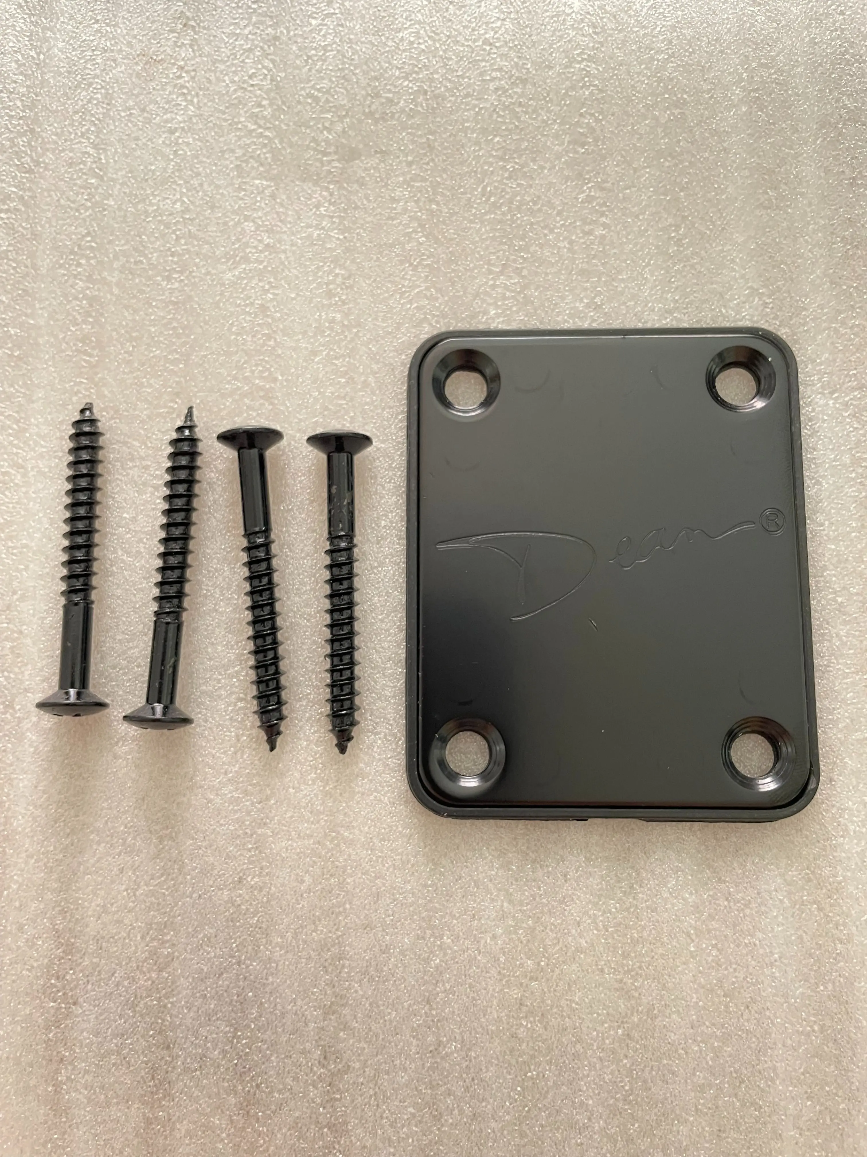 Electric Guitar Neck Plate with Mounting Screws, Bass, Guitar Accessories, 1 Pcs, Kinds of Neck Plate