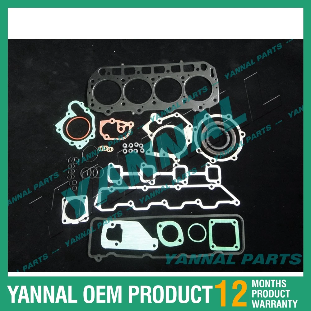 ENGINE GASKET KIT FOR YANMAR 4TNE94 4D94LE ENGINE EC55B EXCAVATOR AFTERMARKET