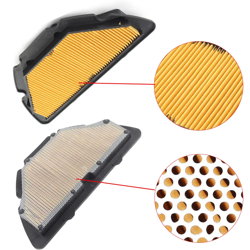 Motorcycle Air Filter Intake Cleaner Element Replacement for Yamaha YZF R1 2004 2005 2006 5VY-14451-00-00