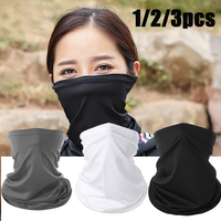 1/2/3pcs Outdoor Men Women Hiking Cycling Mask Scarf Breathable Neck Gaiter Sport Summer Sun Ultra UV Protection Face Cover