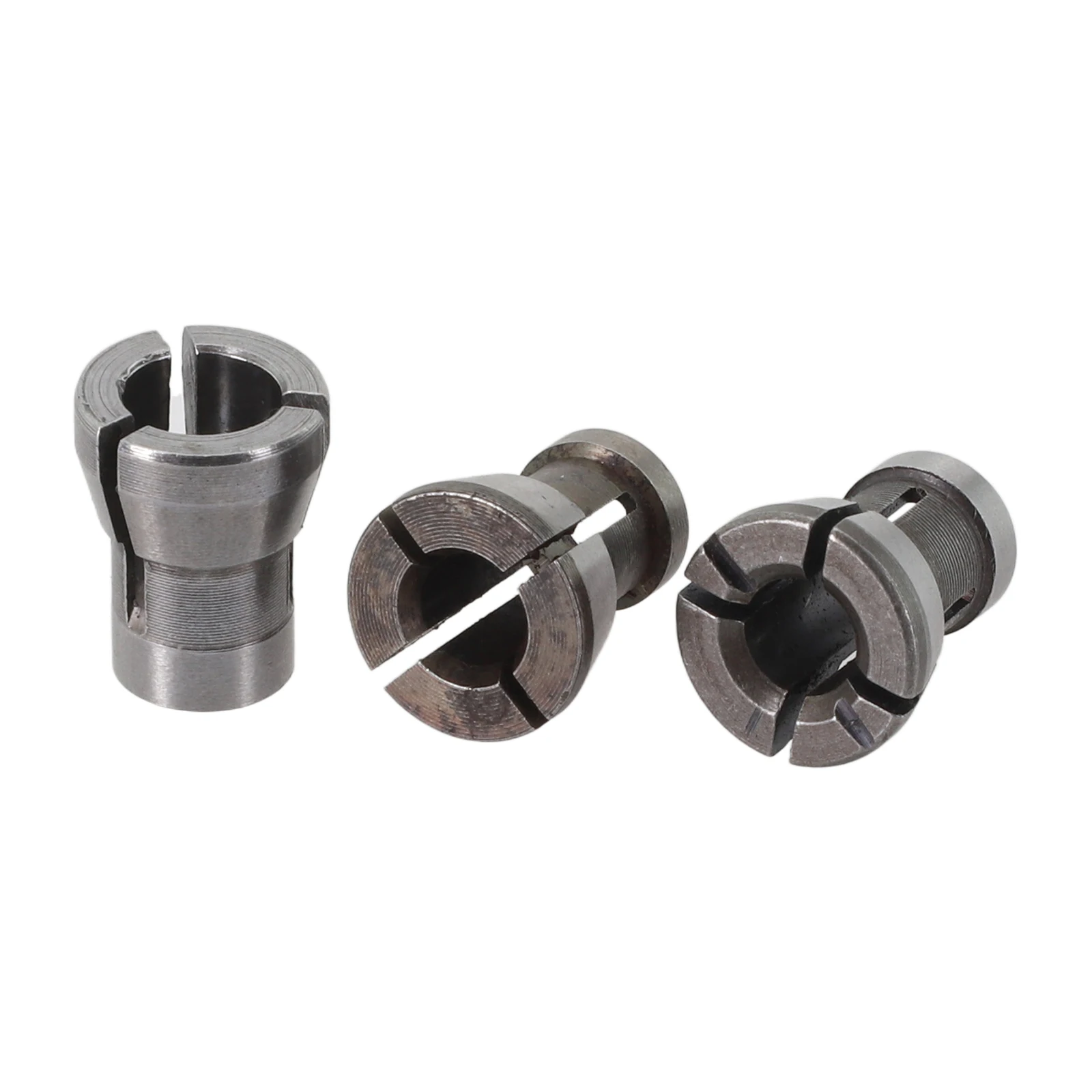Collet Chuck Adapter with M17 Nut for Engraving Machine Router Accessories Supports 6 6.35 8mm Collet Mounting