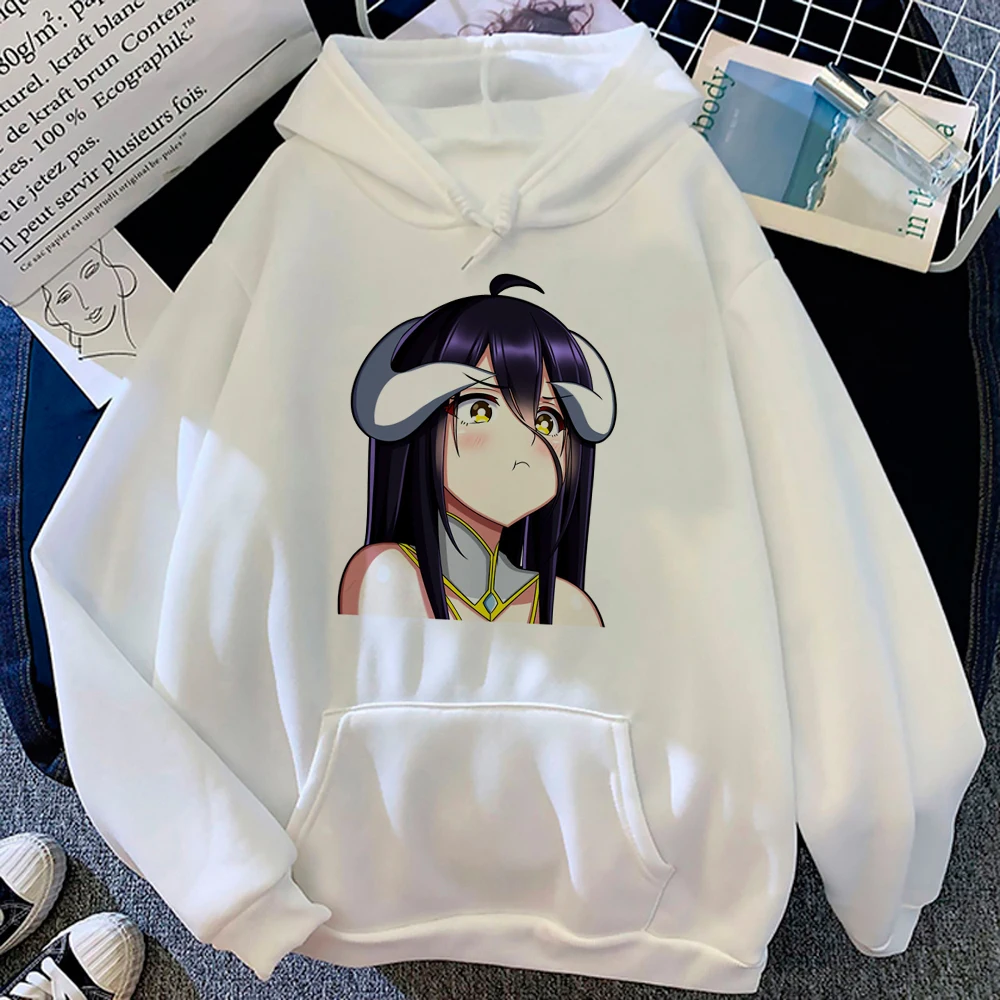 Overlord hoodies feminino streetwear estilo coreano camisa com capuz roupas femininas anime