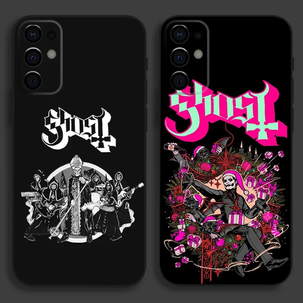 Rock Band G-GhostS Phone Case For Samsung S24,S21,S22,S23,S30,Ultra,S20,Plus,Fe,Lite,Note,10,9,5G Black Soft Cover