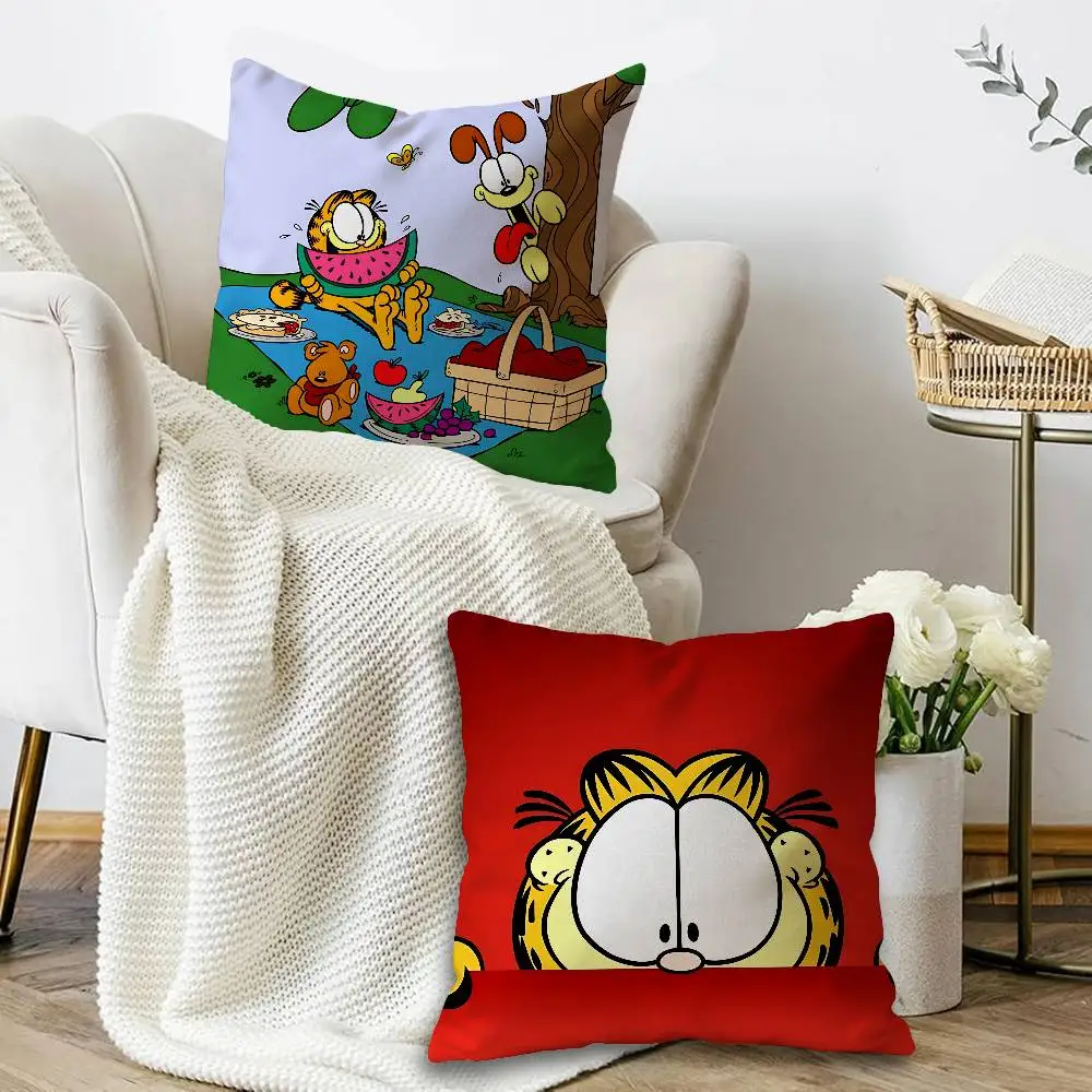 Anime G-Garfields Cat Lucky Dragon pillow cover sofa cushion cover home room decoration children gift