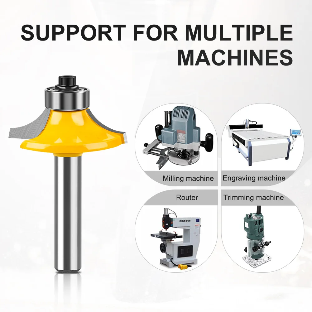 1PC 8MM 12MM Shank Milling Cutter Drawer Front Cabinet Door Front Router Bit Wood Carving Router Bits For Wood Woodworking Tools