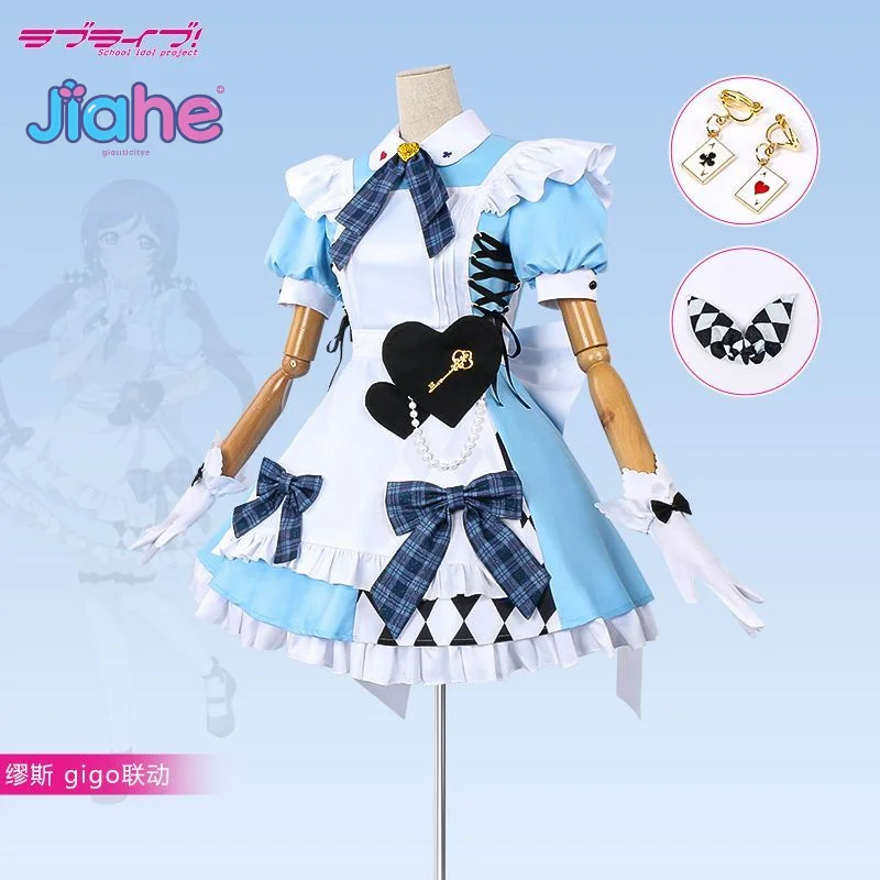 

New LoveLive!gigo Honoka Kousaka Kotori Minami Sonoda Umi Ellie Nozomi Tojo Nico cosplay Costume All staff Lolita maid uniform