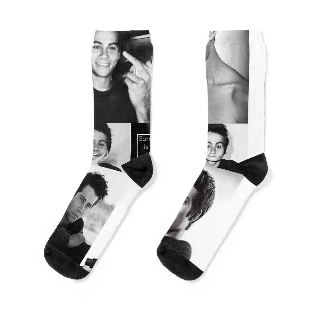 

Dylan O'Brien Socks cartoon anti slip football sports stockings Boy Child Socks Women's