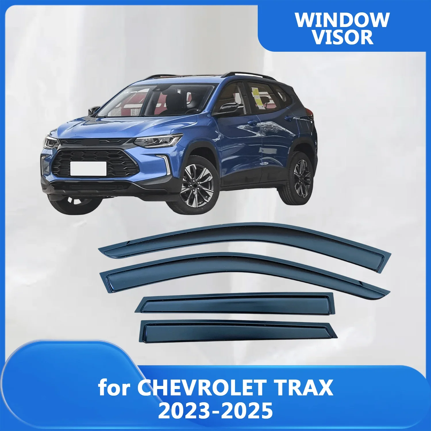 

Window Visor for CHEVROLET TRAX 2023 2024 2025 Wind Deflectors Rain Guards Door Visor Vent Shades Ventvisor Sun Rain