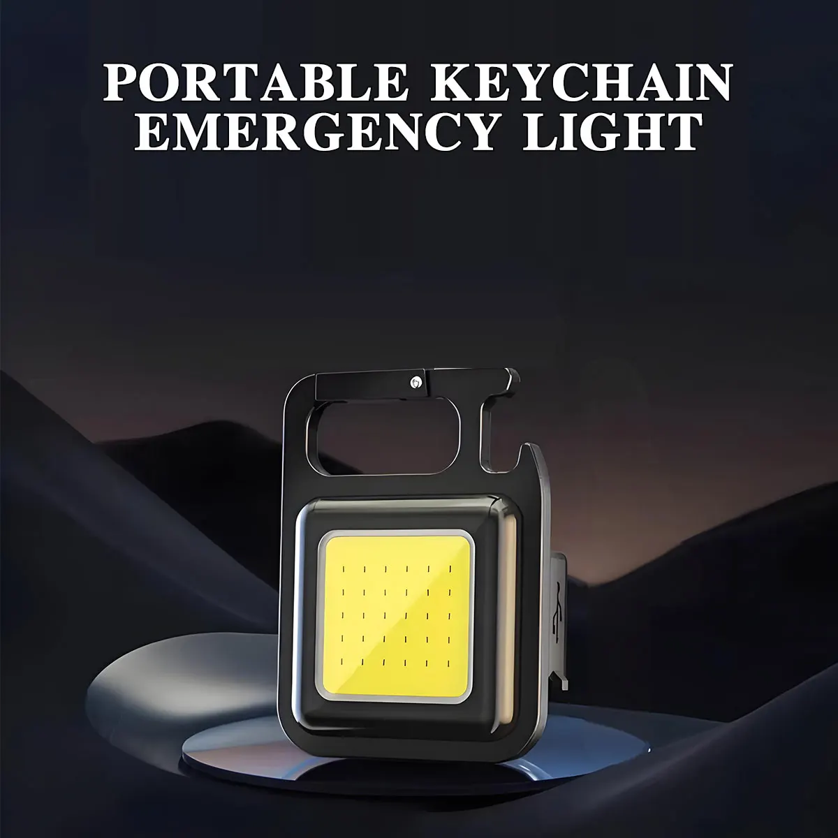 

Супер яркий мини-брелок-фонарик COB, зарядная лампа, походные фонари с магнитом для кемпинга, дома