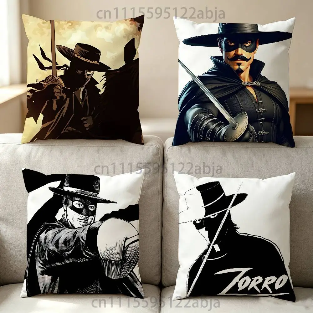 George Perez Z-ZORRO Throw Pillow Case Decoration Bed Custom Square Pillowcase Pad Cover