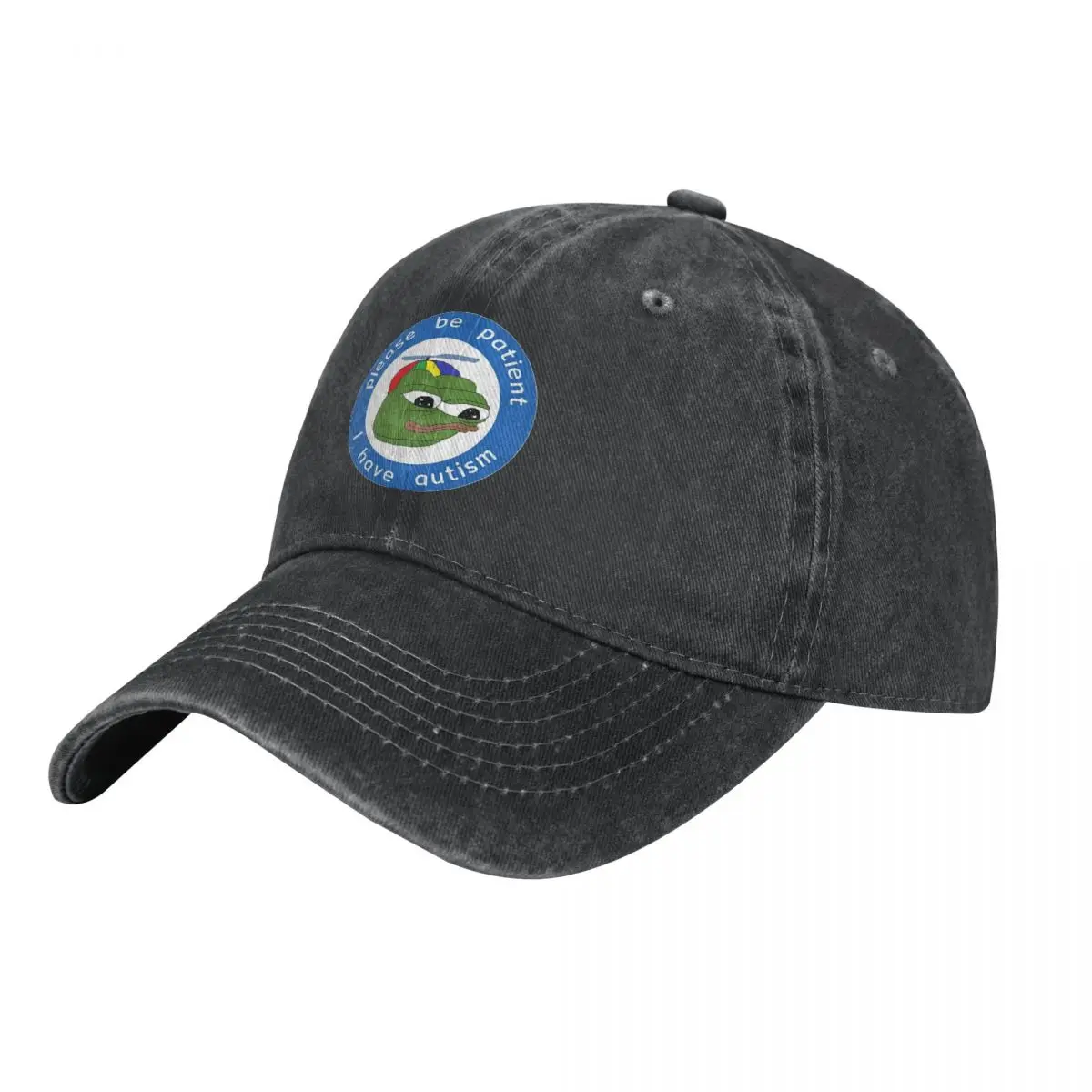 Casual Please Be Patient I Have Autism Baseball Caps Unisex Style Distressed Washed Snapback Hat Summer Adjustable Caps Hat