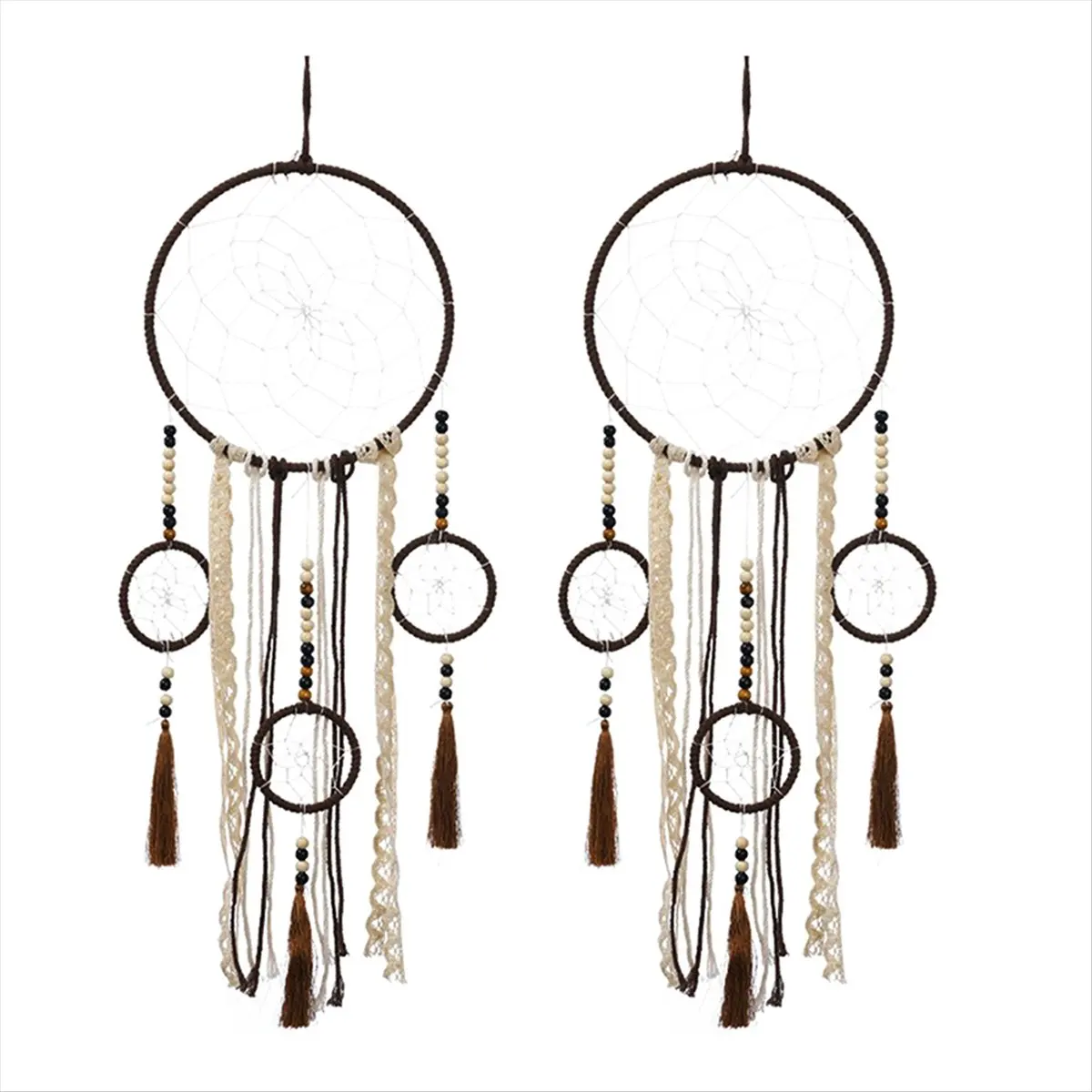 2025+ Macrame Dream Catchers for Adult Bedroom Handmade Dream Catcher Boho Wall Hanging Ornament Craft Gift Wall Art