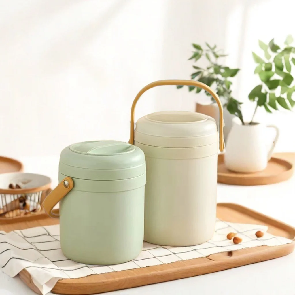 

High Quality Insulated Lunch Box Vacuum Food Container 304 Stainless Steel Food Jar for Office Workers